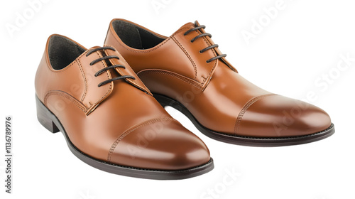 Elegant Brown Leather Oxford Shoes Formal Footwear Men s Dress Shoes Polished Classic