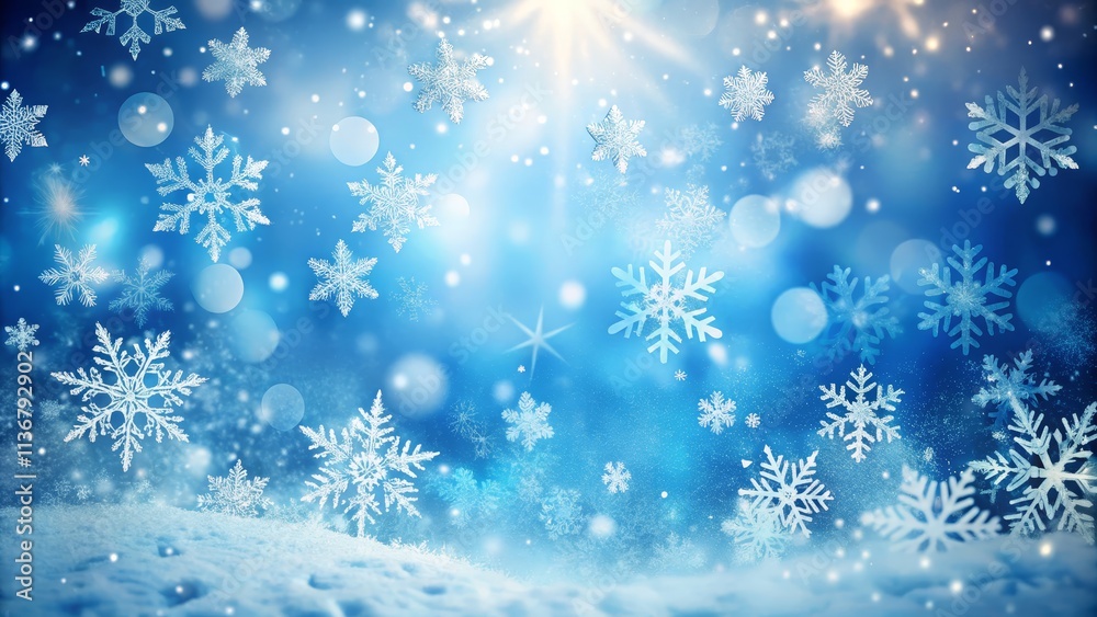 Winter Wonderland Aerial View, Snowflakes and Bokeh Composition, Snowy Landscape, Festive Background Winter,Snowflakes,Christmas Winter Wonderland Aerial View, Snowflakes and Bokeh Composition, Snowy Landscape, Festive Background Winter,Snowflakes,Christmas