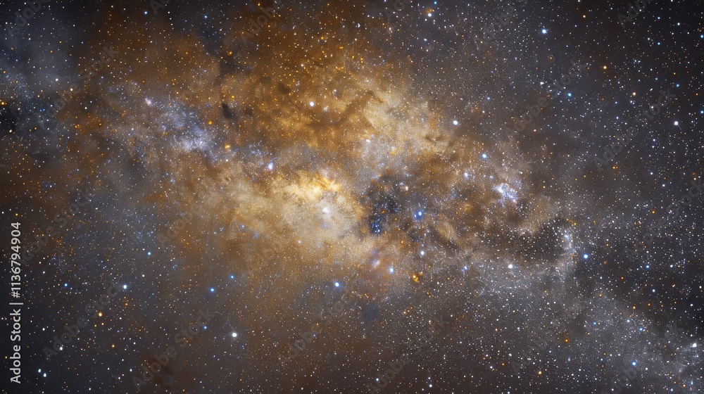 A Spectacular View of the Milky Way Galaxy with Star Clusters and Nebulae A Spectacular View of the Milky Way Galaxy with Star Clusters and Nebulae