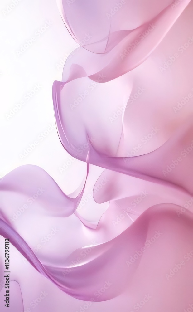 Abstract pink fabric flowing softly. Abstract pink fabric flowing softly.