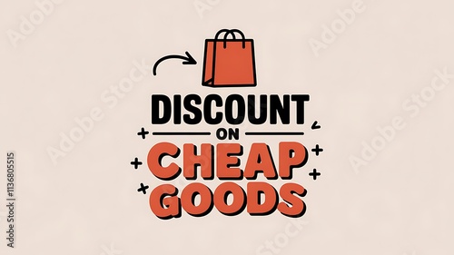 Discount On Cheap Goods Shopping Bag Sale photo