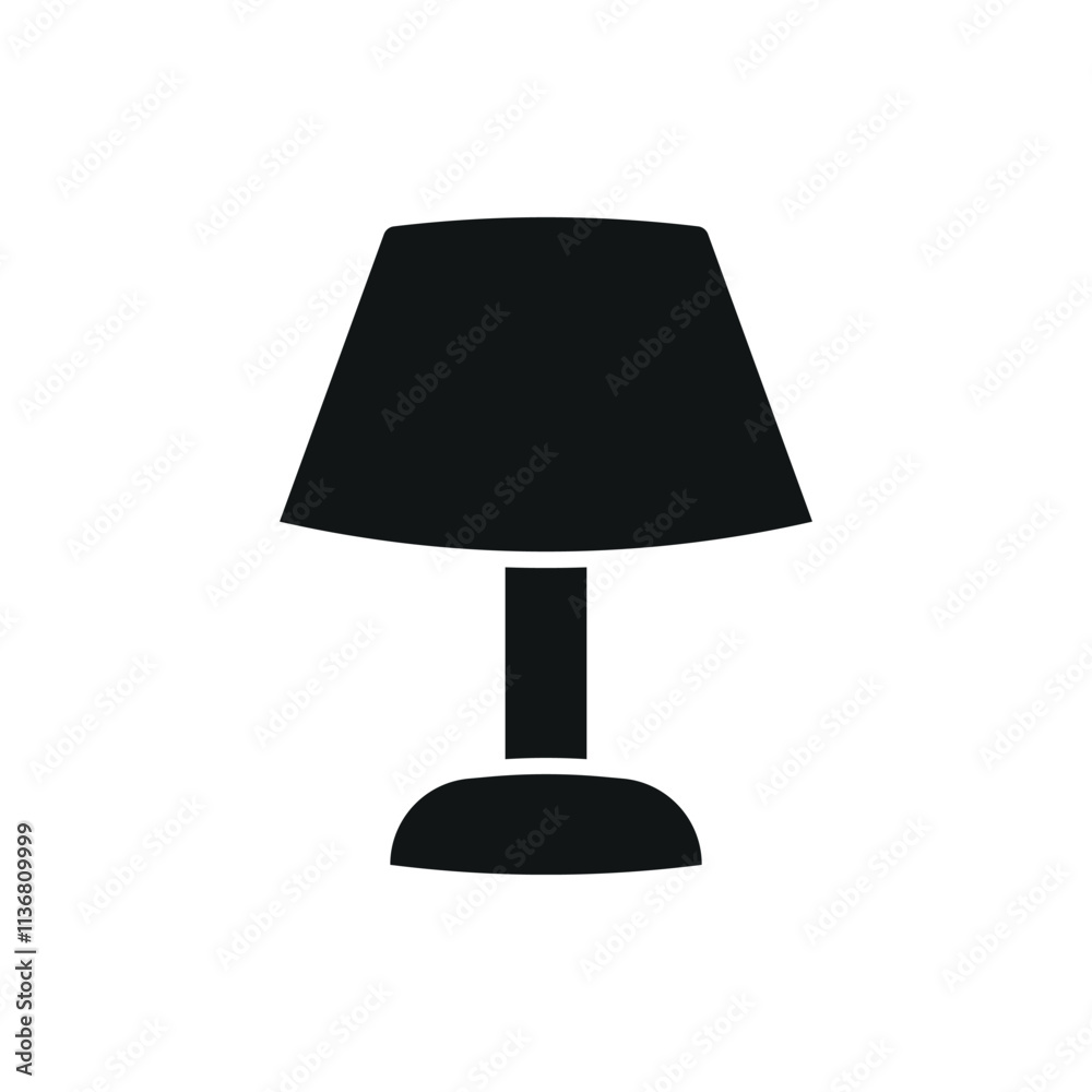 Night Lamp Icon is a sleek and cozy design perfect for home decor brands, lighting stores, and interior design apps Night Lamp Icon is a sleek and cozy design perfect for home decor brands, lighting stores, and interior design apps