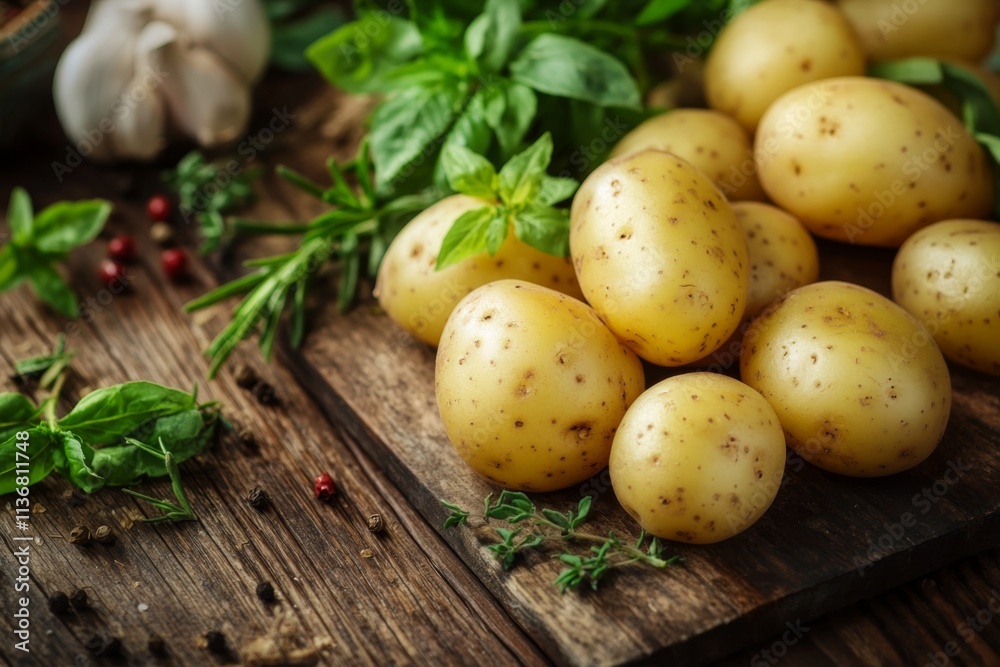 Rustic Yellow Potatoes and Herbs Rustic Yellow Potatoes and Herbs