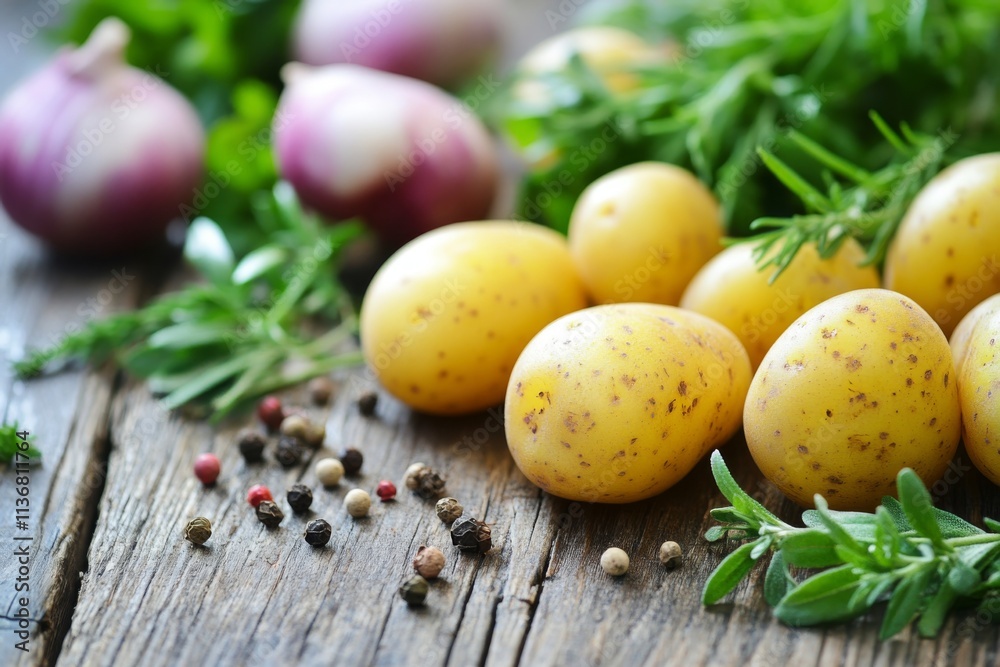 Rustic Potatoes with Fresh Herbs