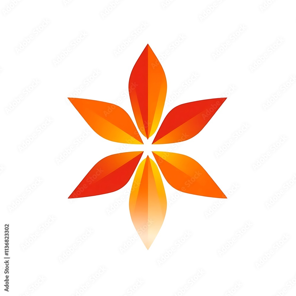 Abstract Orange Flower Logo Design: A minimalist and vibrant graphic featuring a stylized orange flower, symbolizing growth, energy, and optimism. This contemporary design is perfect for branding. Abstract Orange Flower Logo Design: A minimalist and vibrant graphic featuring a stylized orange flower, symbolizing growth, energy, and optimism. This contemporary design is perfect for branding.
