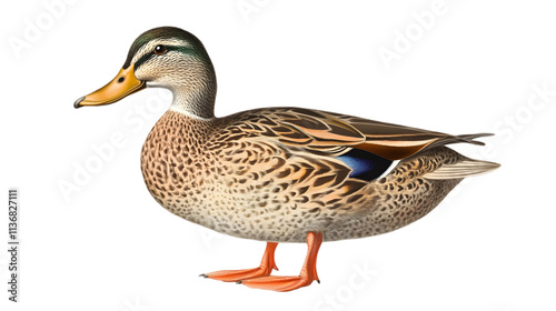 Female Mallard Duck Wildfowl Bird Wildlife Nature Feathers Waterfowl Avian Animal