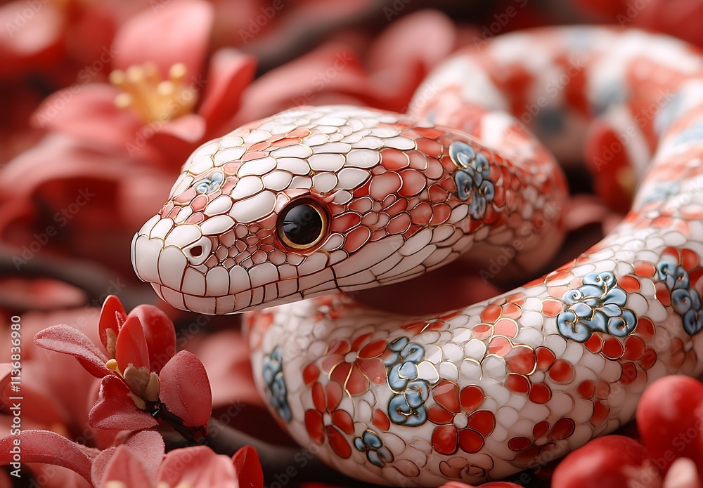 Snake with Flowers on It
Snake with Flowers on It