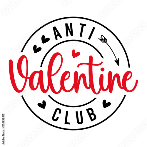 Anti Valentine Club SVG