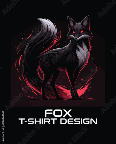 Fox Vector T Shirt Design