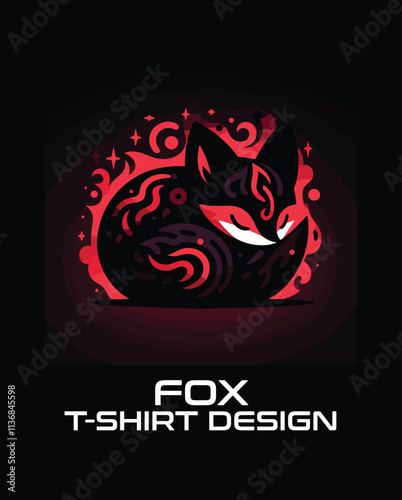 Fox Vector T Shirt Design