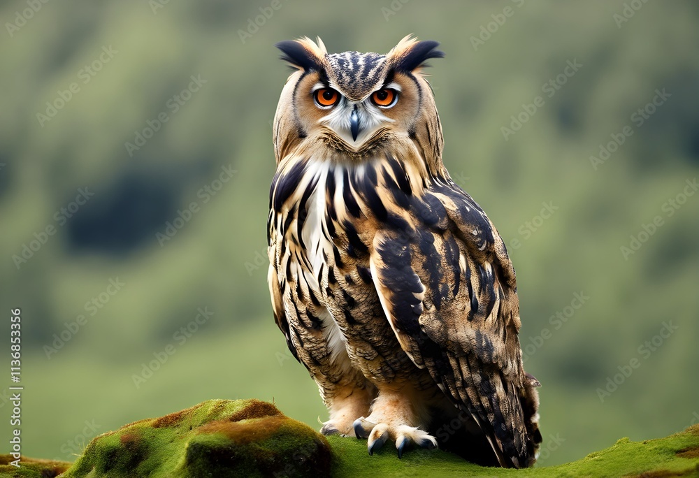 A close up of an Eagle Owl A close up of an Eagle Owl