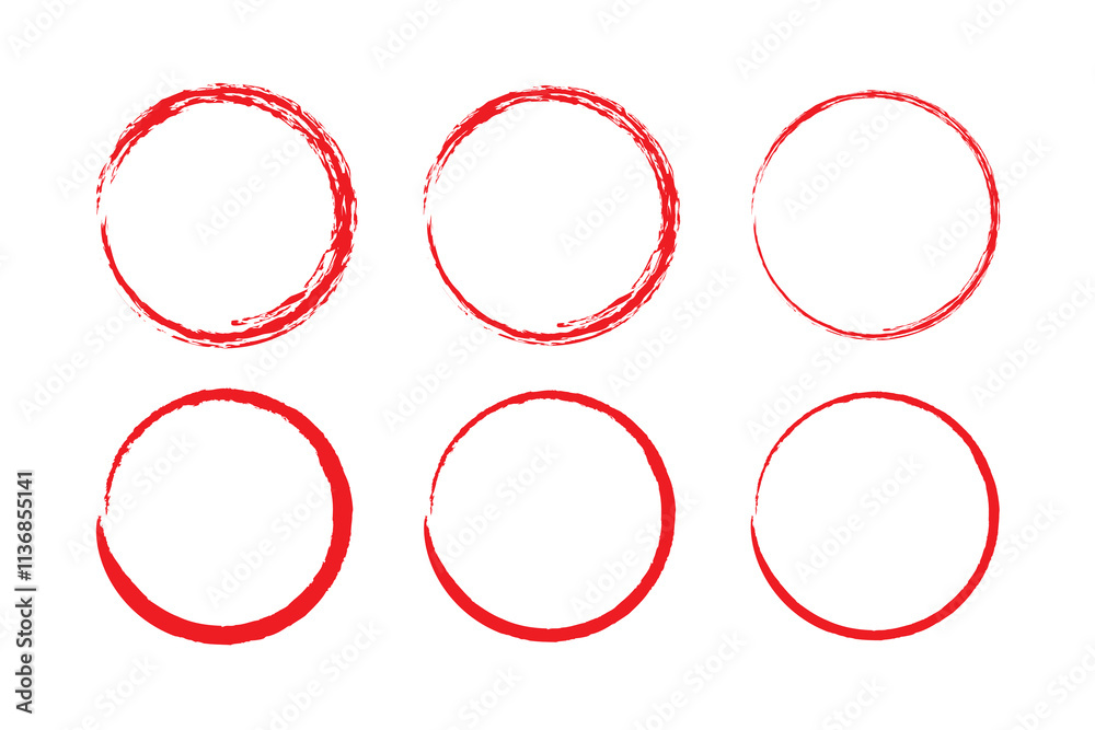 Red circles. Red circle in grunge style on white background. Japanese flag symbol of rising sun. Red circles. Red circle in grunge style on white background. Japanese flag symbol of rising sun.