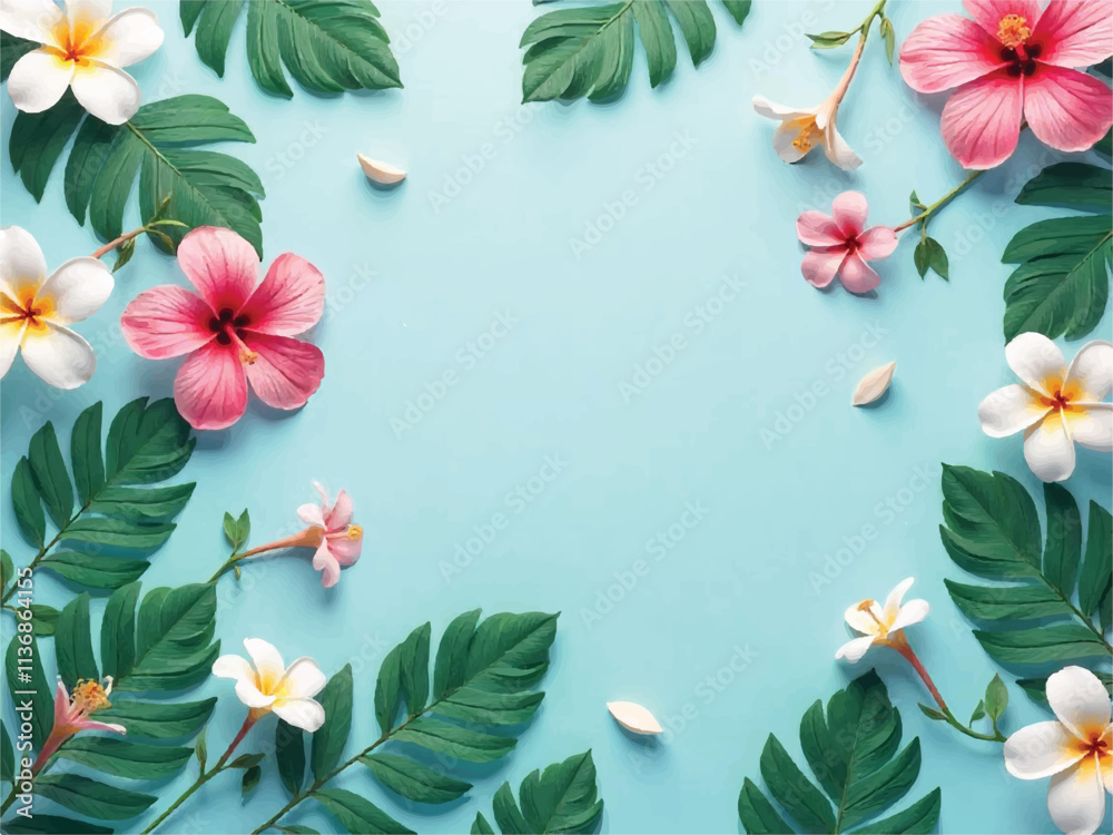 frame of flowers frame of flowers