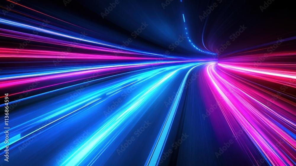 Neon Speed: A Journey Through Light and Velocity