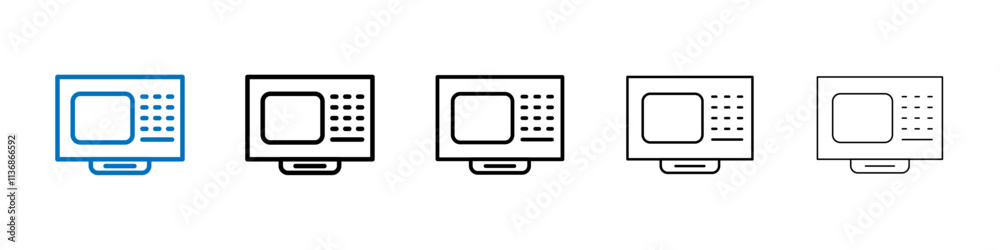 ATM icon Outline vector logo for web ui ATM icon Outline vector logo for web ui