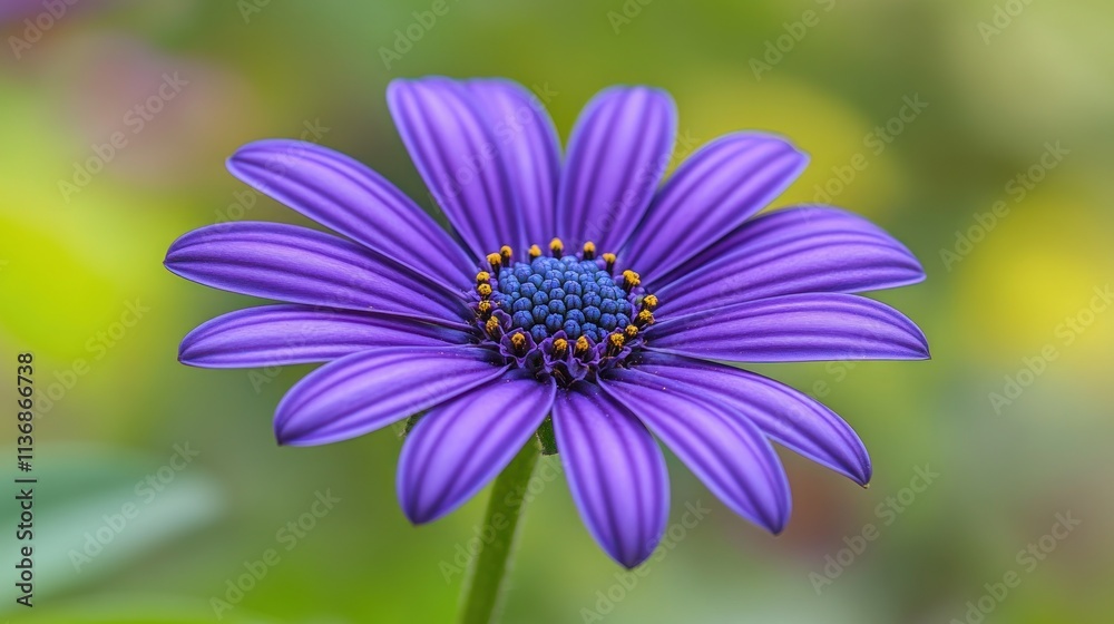 Vibrant Purple Osteospermum Flower Close-Up Vibrant Purple Osteospermum Flower Close-Up