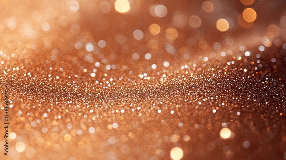 Delicate particles of golden glitter shimmer in warm light, sparking inspiration and wonder Delicate particles of golden glitter shimmer in warm light, sparking inspiration and wonder