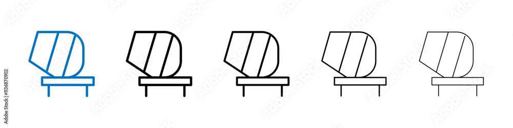 Cement mixers icon Outline vector logo for web ui Cement mixers icon Outline vector logo for web ui