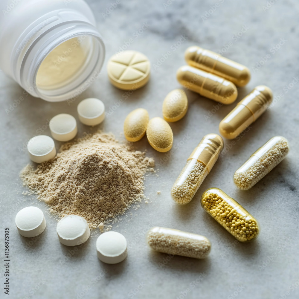 Dietary Supplements Pills Capsules Powder Healthy Lifestyle Dietary Supplements Pills Capsules Powder Healthy Lifestyle