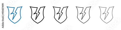 Crack icon Outline vector logo for web ui