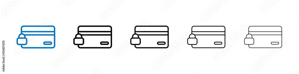 Credit limit icon Outline vector logo for web ui Credit limit icon Outline vector logo for web ui