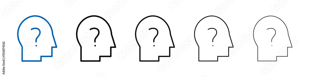 Curiosity icon Outline vector logo for web ui Curiosity icon Outline vector logo for web ui