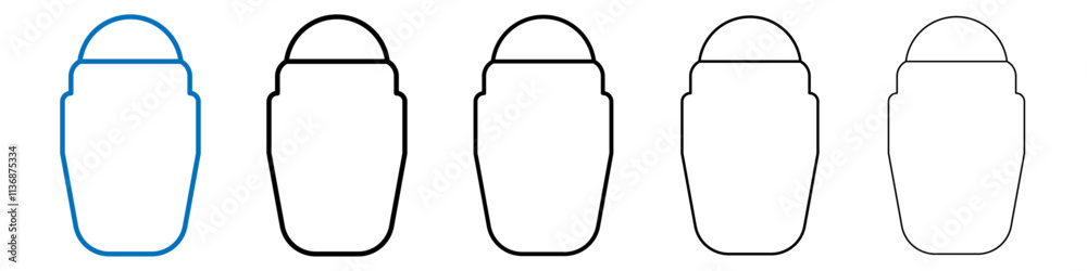 deodorant icon Outline vector logo for web ui