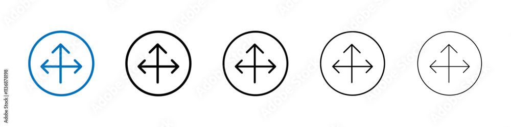 Flexibility icon Outline vector logo for web ui Flexibility icon Outline vector logo for web ui