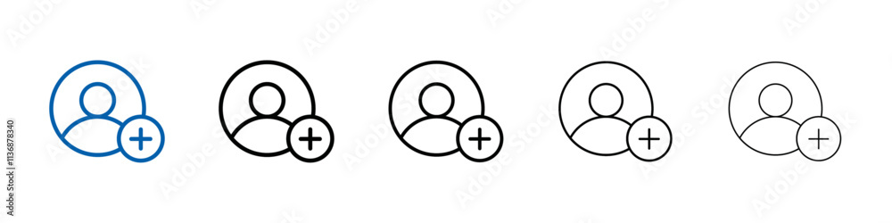 Follower icon Outline vector logo for web ui Follower icon Outline vector logo for web ui