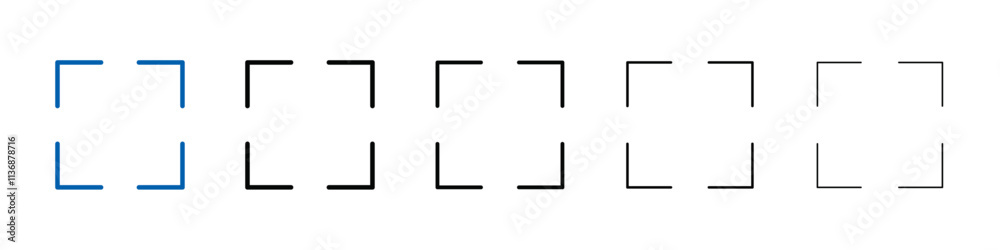Full screen icon Outline vector logo for web ui Full screen icon Outline vector logo for web ui