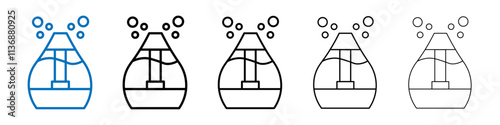 Humidifier icon Outline vector logo for web ui