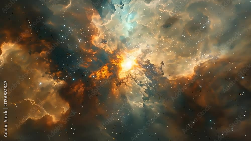 Vibrant Colorful Nebula Motion Background | Cosmic Beauty in Motion Vibrant Colorful Nebula Motion Background | Cosmic Beauty in Motion
