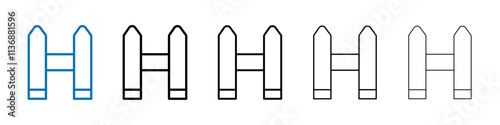 Jetpack icon Outline vector logo for web ui