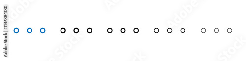 More icon Outline vector logo for web ui