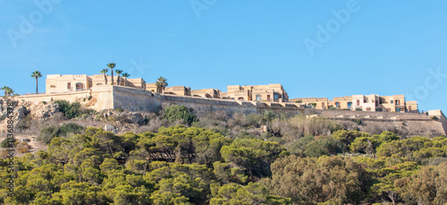 Obraz na płótnie Gozo (Għawdex) Island Għajnsielem Fort Chambray Malta w salonie