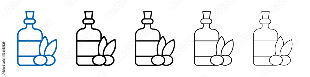 Olive oil icon Outline vector logo for web ui Olive oil icon Outline vector logo for web ui