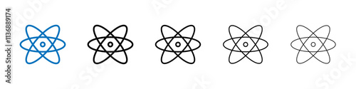 Science icon Outline vector logo for web ui