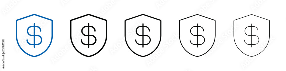 Secure payment icon Outline vector logo for web ui Secure payment icon Outline vector logo for web ui
