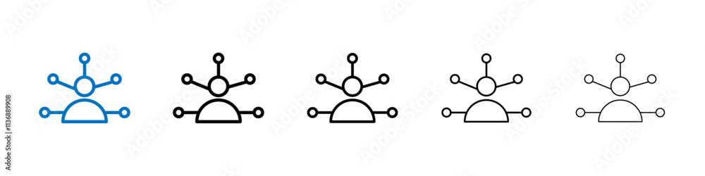Skills set icon Outline vector logo for web ui Skills set icon Outline vector logo for web ui