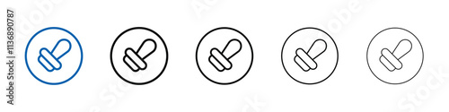 stamp icon Outline vector logo for web ui