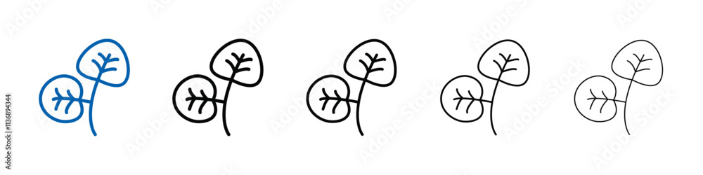 watercress vegetable icon Outline vector logo for web ui watercress vegetable icon Outline vector logo for web ui