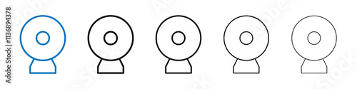 Web camera icon Outline vector logo for web ui