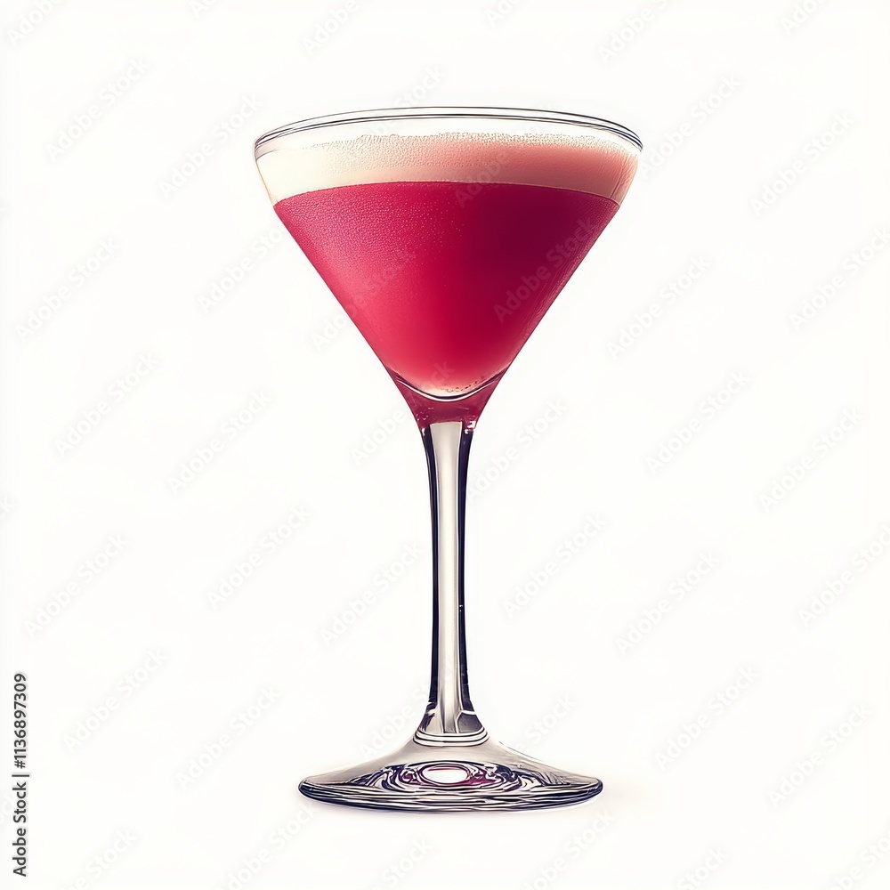 Cocktail glass isolated on white background, ideal for beverage branding, hospitality, and mixology concepts. Cocktail glass isolated on white background, ideal for beverage branding, hospitality, and mixology concepts.