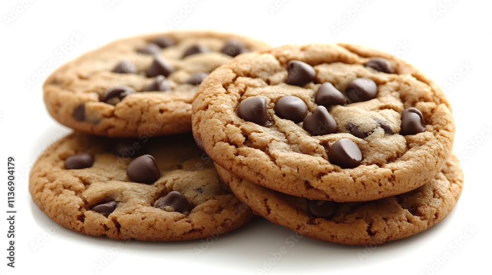 Delicious Chocolate Chip Cookies Stacked High Delicious Chocolate Chip Cookies Stacked High