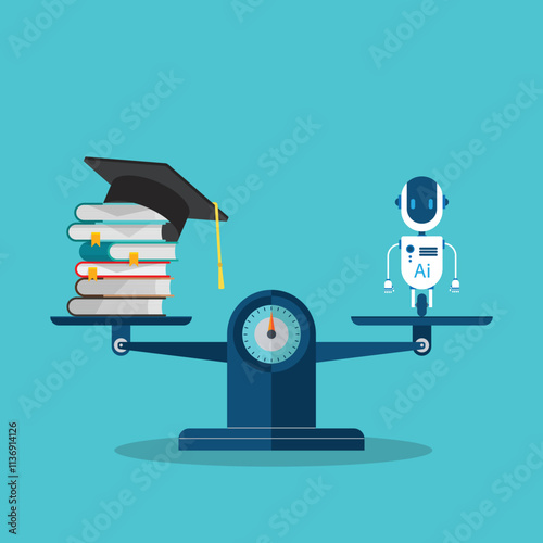 Education and artificial intelligence on scales. 