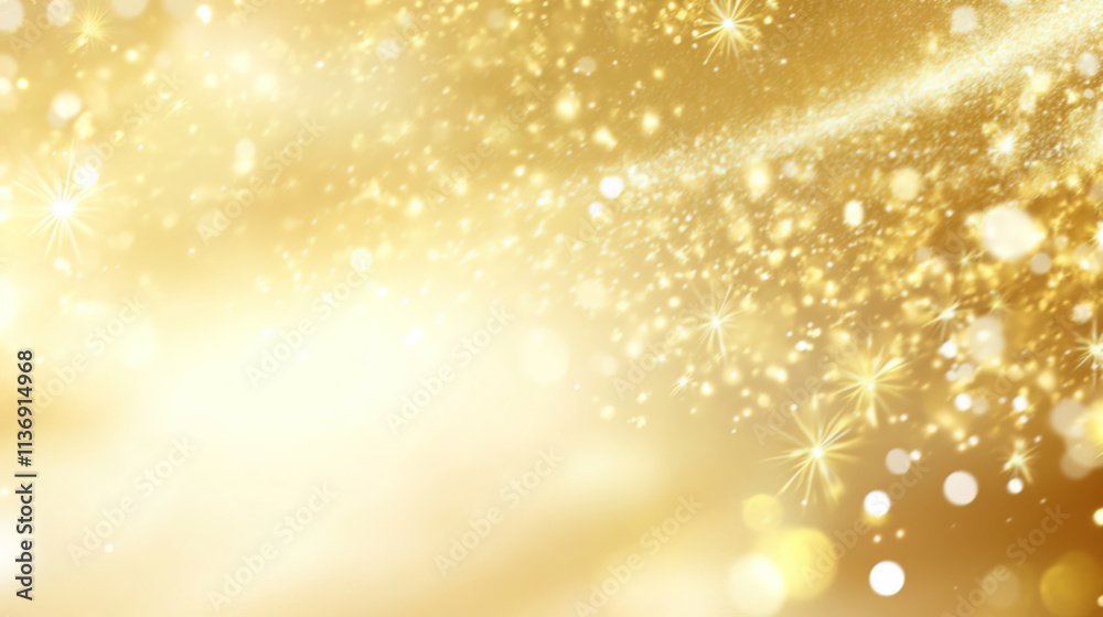 A golden starbust pattern on a smooth background, reflecting the excitement and hope that the New Year brings A golden starbust pattern on a smooth background, reflecting the excitement and hope that the New Year brings