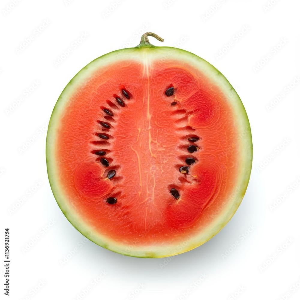 Watermelon isolated on a white background.
Watermelon isolated on a white background.