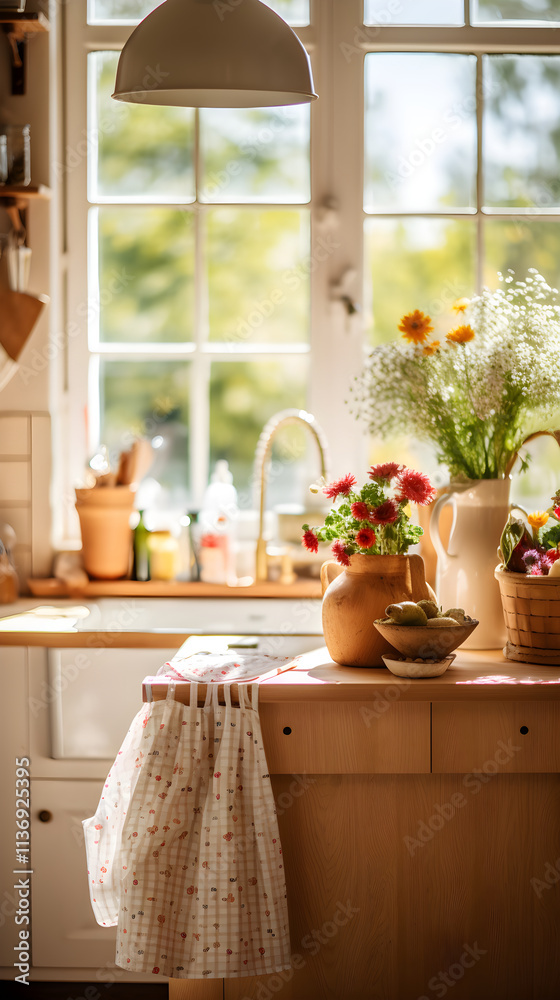 Journey of a Chef's Companion: The Well-Worn Apron in a Warm Homely Kitchen Journey of a Chef's Companion: The Well-Worn Apron in a Warm Homely Kitchen