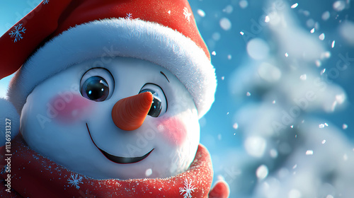 Santa and Snowman: Winter Wonderland Close-Up