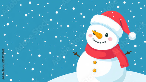 Festive Friends in the Snow: Holiday Greeting